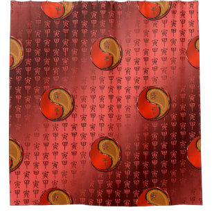 Year of the Wood Tiger Shower Curtain