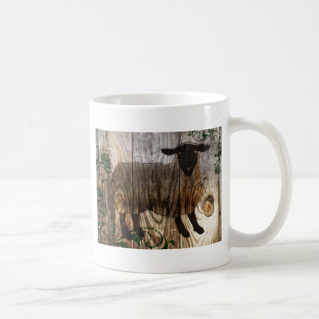 year of the wooden sheep coffee mug (Right)