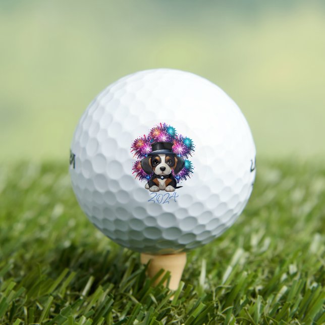 Year of Woofs! Golf Balls (Insitu Tee)