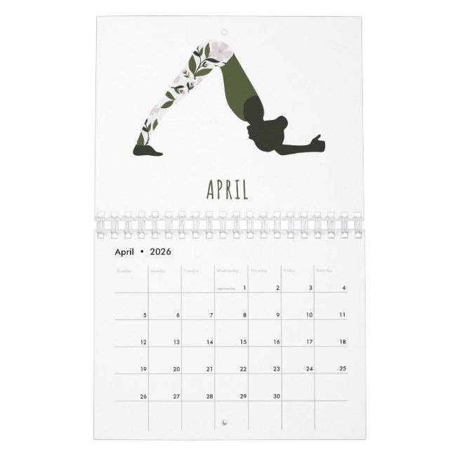 Year of Yoga Calendar (Apr 2026)