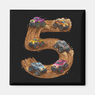 Year Old Boy Birthday Monster Illustration Magnet