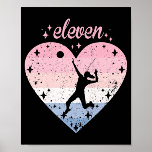 Year Old Cute Volleyball Birthday Girl th Bday Poster