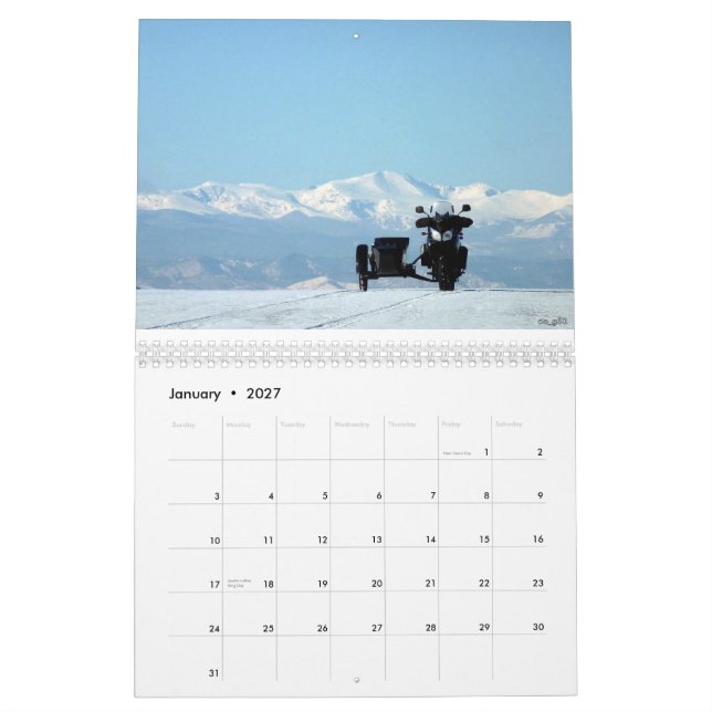 Year Round Riders 2013 Calendar (Jan 2027)