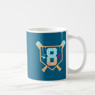 Year Shirt Baseball 8 Old Ice Cream Coffee Mug