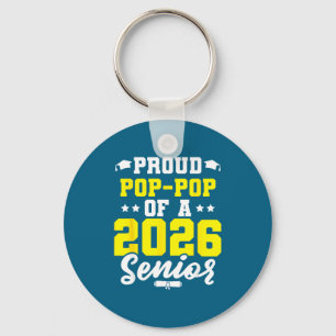 Year Shirt Class Senior Graduate Proud Pop Key Ring