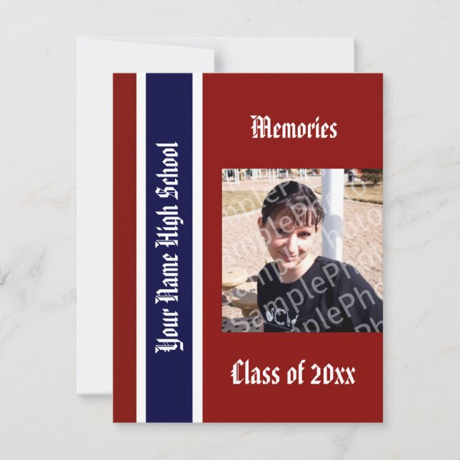 Yearbook Grad Announcement (Front)