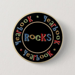 Yearbook Rocks 6 Cm Round Badge
