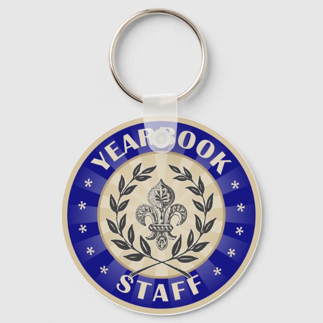 Yearbook Staff Key Ring (Front)