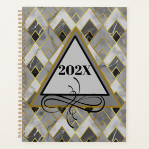 Yearly Modern Marble Date Planner
