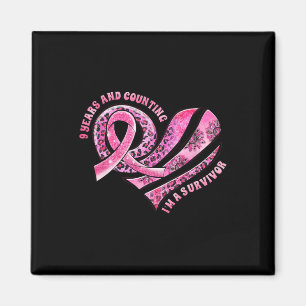 Years And Counting I'm A Survivor Breast Cancer Aw Magnet