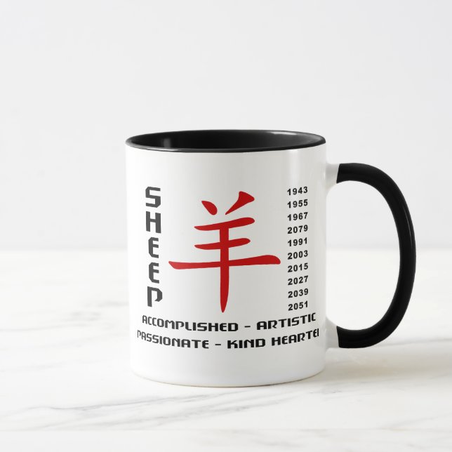 Years of The Sheep Mug (Right)
