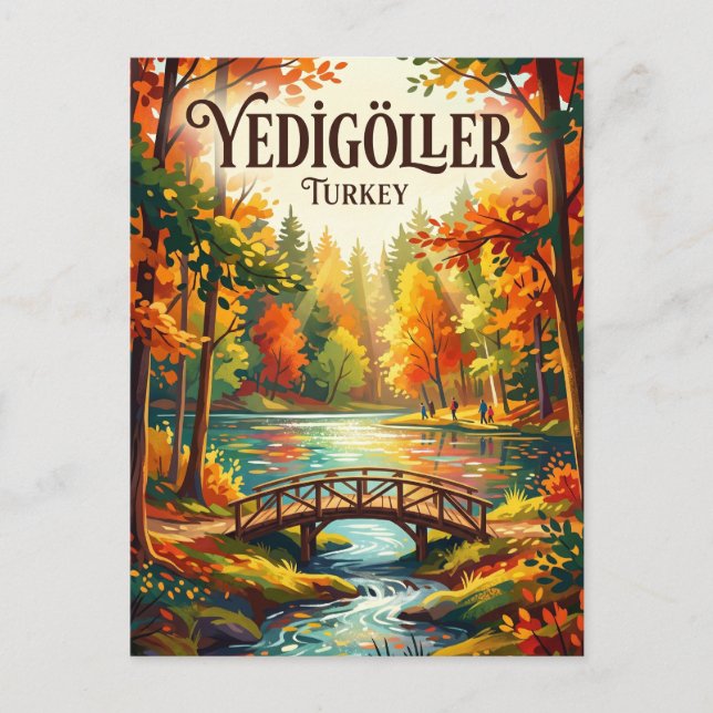 Yedigöller National Park Turkey Postcard (Front)