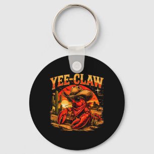 Yee Claw Funny Crawfish Cajun Seafood Festival Key Ring