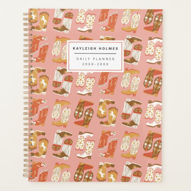 Yee Haw Cowgirl Planner (Front)