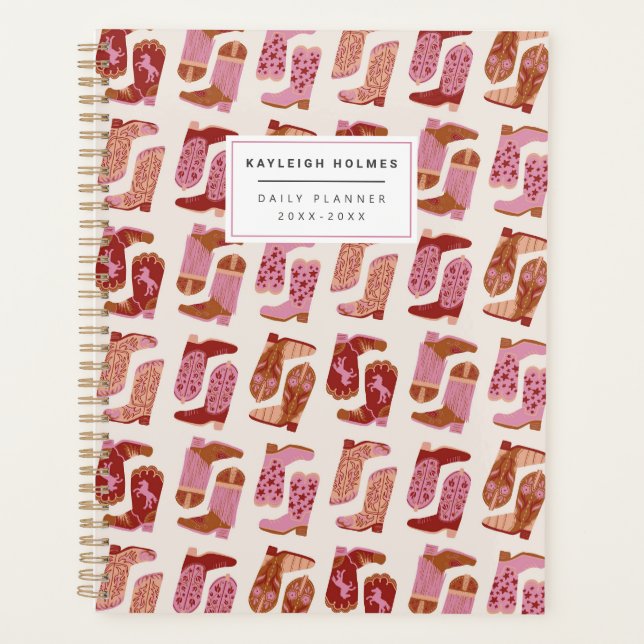Yee Haw Cowgirl Planner (Front)