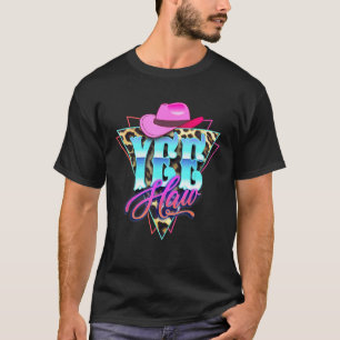 Yee Haw Howdy Rodeo Country Leopard Yeehaw Souther T-Shirt