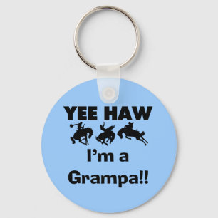 Yee Haw I'm a Grampa T-shirts and Gifts Key Ring