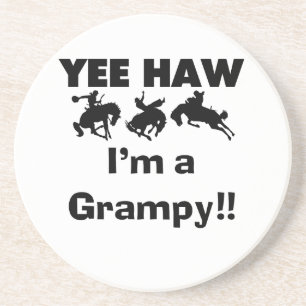 Yee Haw I'm a Grampy T-shirts and Gifts Coaster