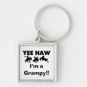 Yee Haw I'm a Grampy T-shirts and Gifts Key Ring