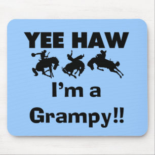 Yee Haw I'm a Grampy T-shirts and Gifts Mouse Pad