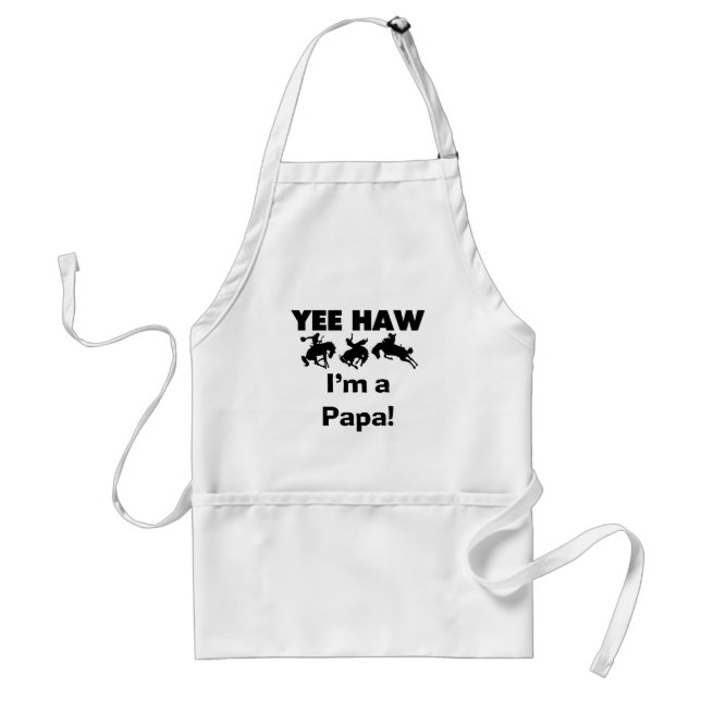 Yee Haw I'm a Papa T-shirts and GIfts Standard Apron (Front)