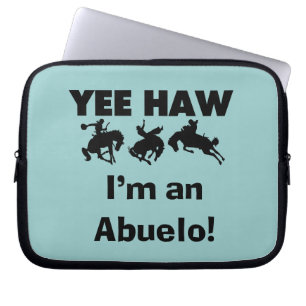 Yee Haw I'm an Abuelo T-shirts and Gifts Laptop Sleeve