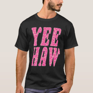 Yee Haw Leopard Howdy Western Country Southern Rod T-Shirt