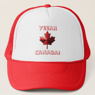 Yeeah Canada Flag Maple Leaf Hat