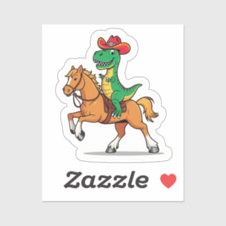 Yeehaw-Saurus Rex Sticker