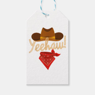 Yeehaw Western Country Howdy Southern Cowboy Yee H Gift Tags