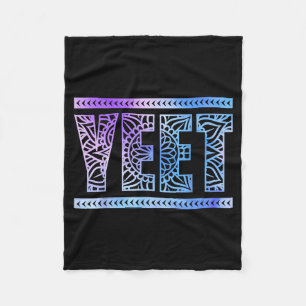 Yeet Funny Slang Quote Humor Meme Fleece Blanket