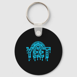 Yeet Funny Slang Quote Humor Meme Key Ring