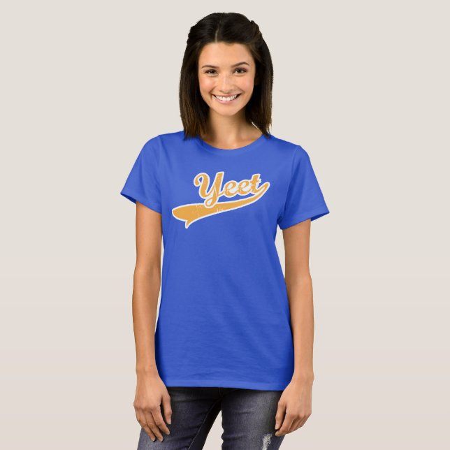 Yeet Script with Tail T-Shirt (Front Full)