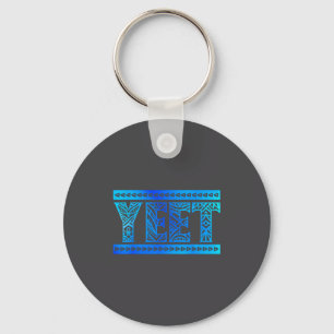 Yeet Tribal Art Funny Quote For Men Boys Kids Wome Key Ring