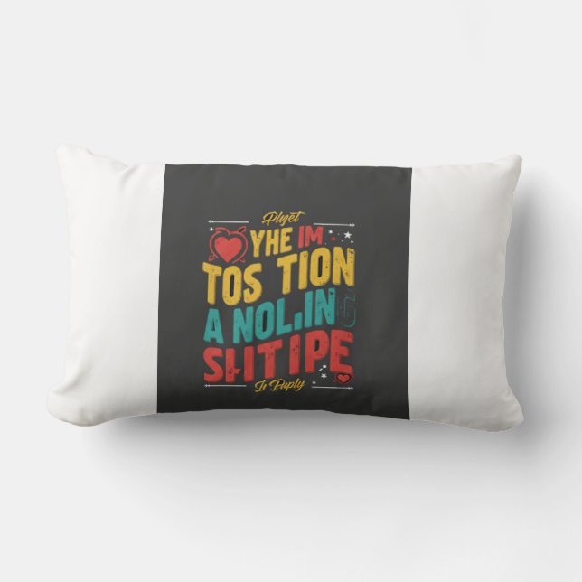 Yeh I'm tos tion a nol,in shtipe Lumbar Cushion (Front)