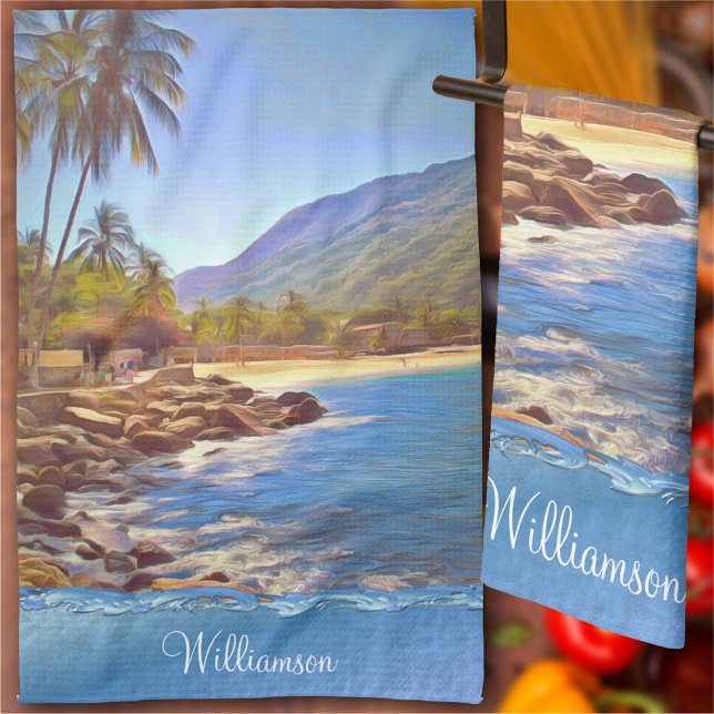 Yelapa Beach 761 Tea Towel (Creator Uploaded)