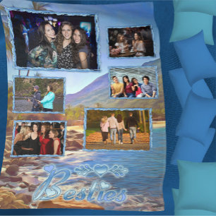 Yelapa Beach Besties 761 Fleece Blanket