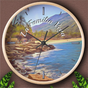 Yelapa Beach Family 761 Clock