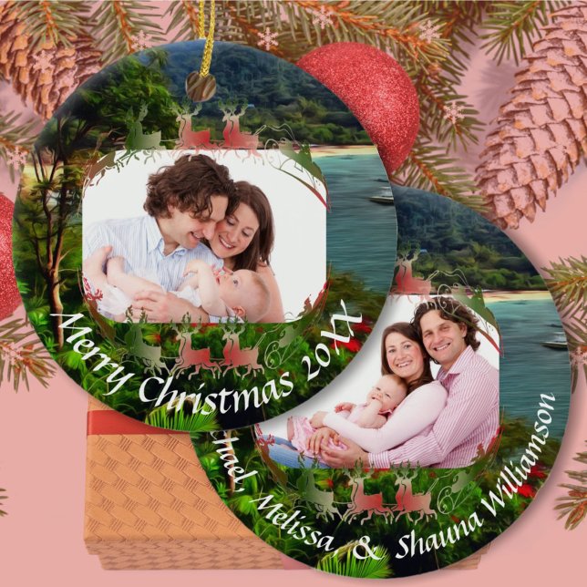 Yelapa Christmas View 0828 Ceramic Tree Decoration (Creator Uploaded)