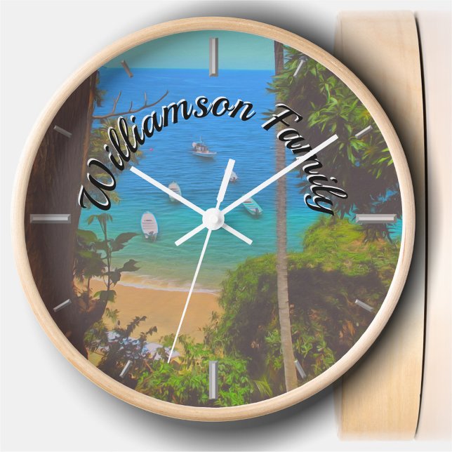 Yelapa Family 1017 Clock (Creator Uploaded)