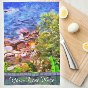 Yelapa Scenic Path View 0819 Tea Towel