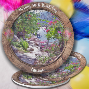 Yelapa Trail Birthday 821 Paper Plate