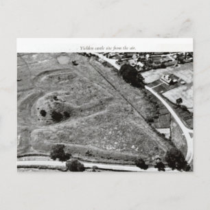 Yelden castle mound postcard
