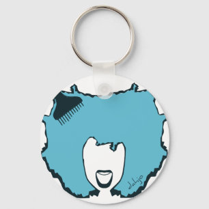 YELL OUT LOUD in BLUE Key Ring