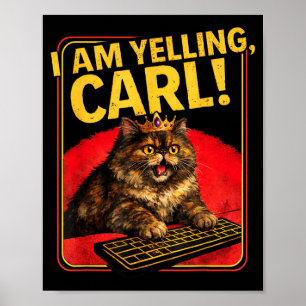 Yelling Carl - This is an Outrage Funny Princess Poster