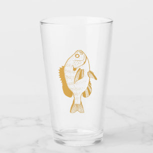 Yello Sunfish Glass for Beer Dri