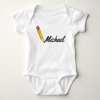 Yellow #2 School Pencil Writing Personalised Name