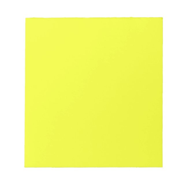 Yellow 5.5" x 6" Notepad - 40 pages (Front)