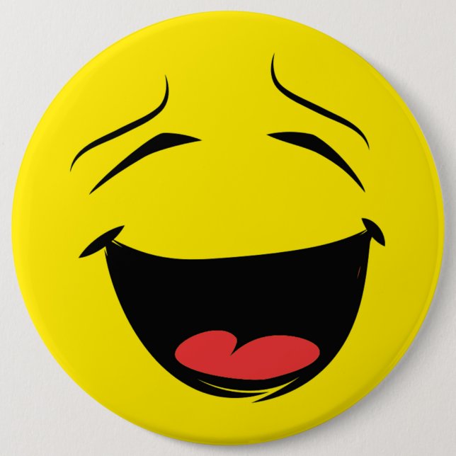 YELLOW 6 CM ROUND BADGE (Front)