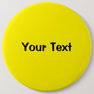 Yellow 6" Custom Text Button Template